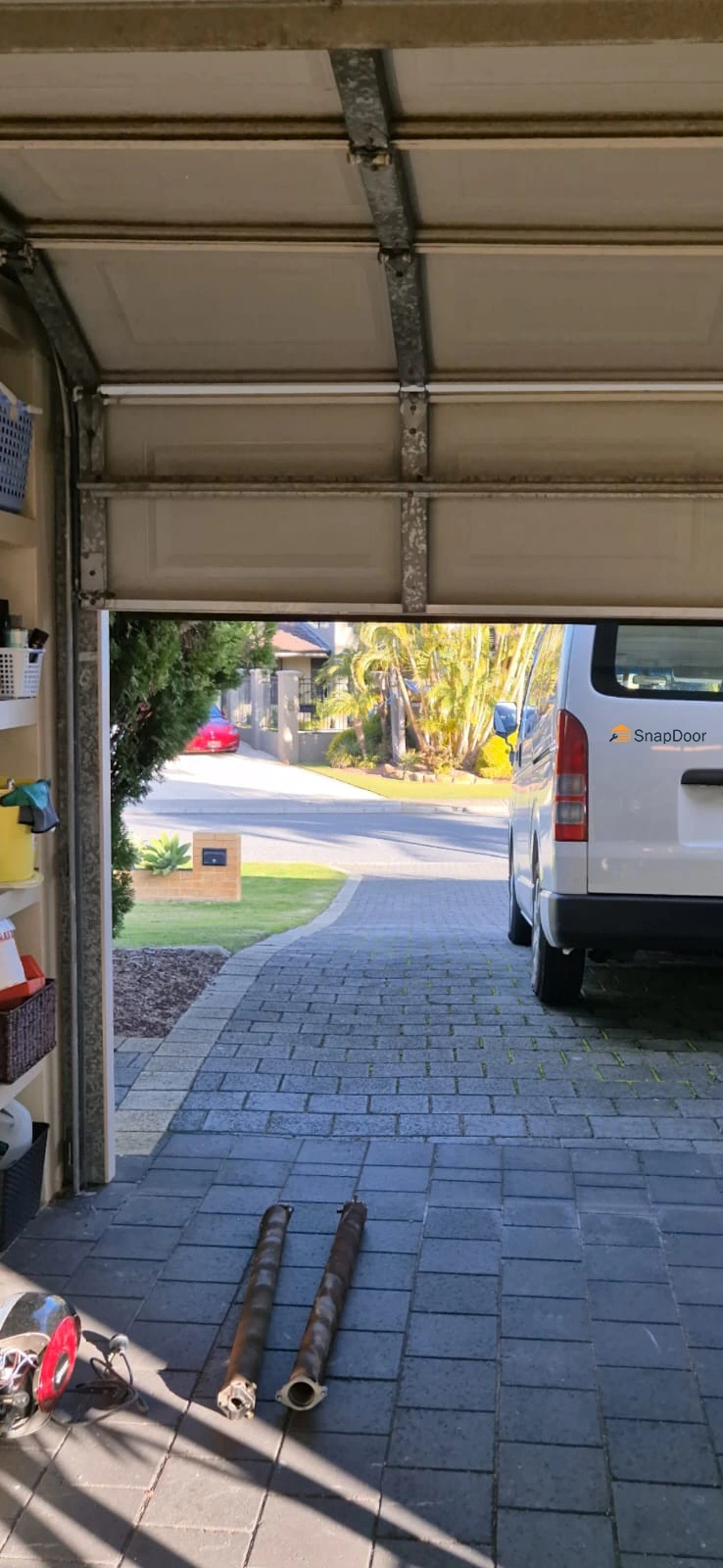 The SnapDoor service van in Perth