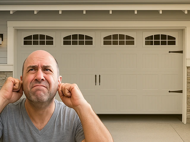 Diagnosing a noisy garage door