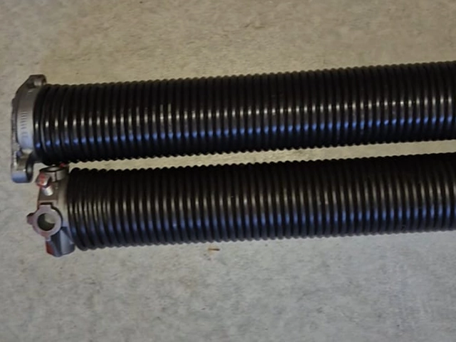 Broken torsion spring after the repair